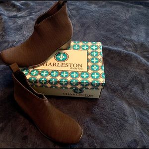 Charleston Shoe Co. Brown Ankle Boots